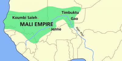 Erresuma Mali mapa
